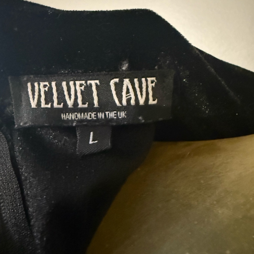 Black Velvet Romper - Picture 5 of 5